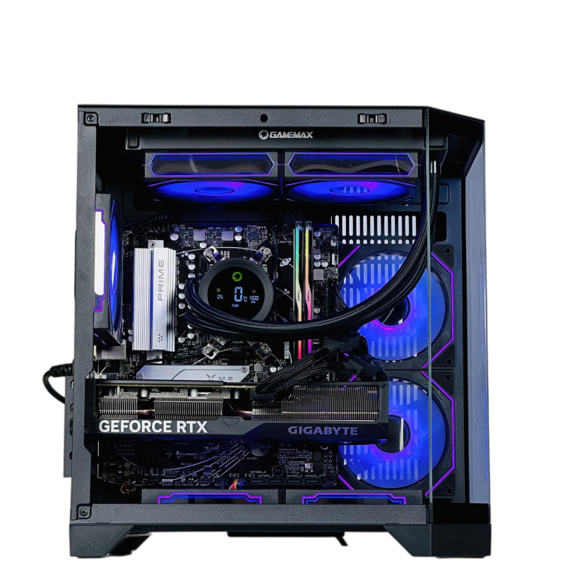 Игровой ПК компьютер CRYSTAL Ryzen 7 8700F/RTX 5070 12GB