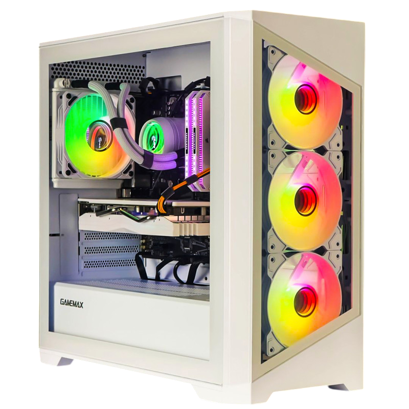 Игровой компьютер Ryzen 5 5600/RX 5700XT 8GB "CYBERPUNK ULTRA WHITE"