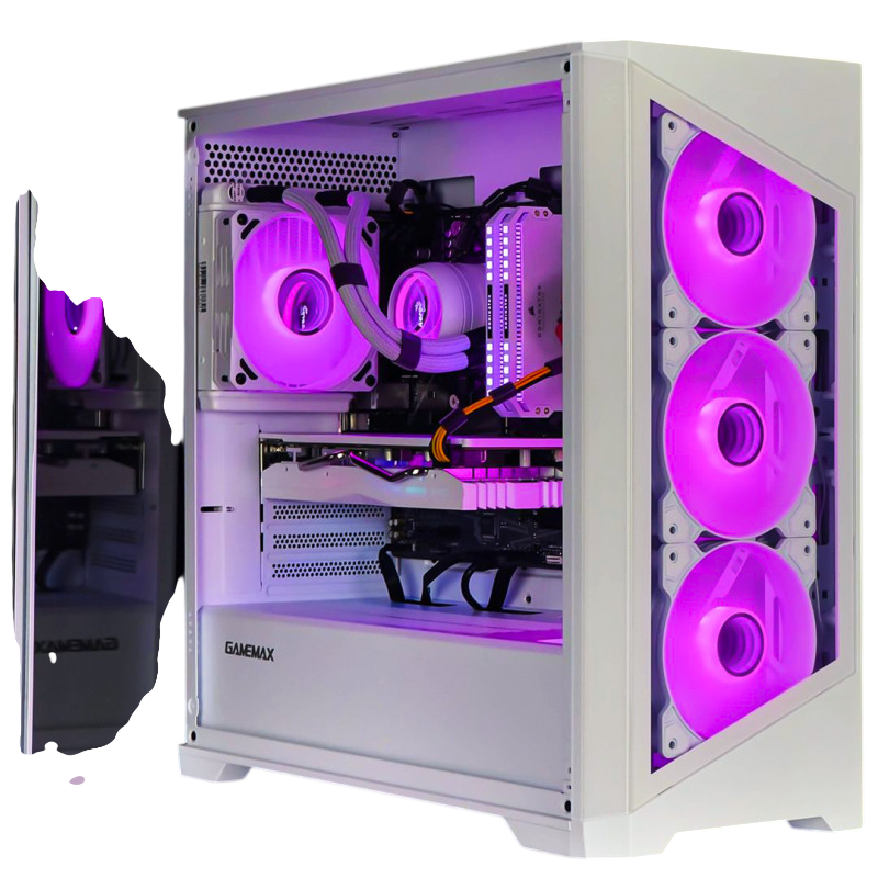 Игровой компьютер Ryzen 5 5600/RX 5700XT 8GB "CYBERPUNK ULTRA WHITE"