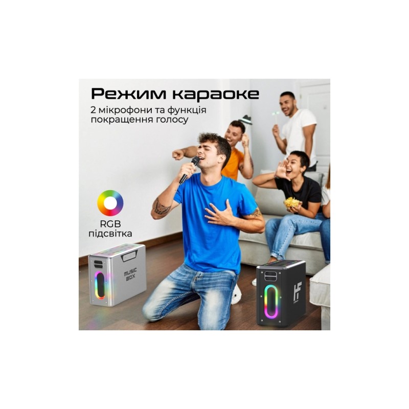 Акустическая система HiFuture MusicBox 100W Silver (musicbox.silver)