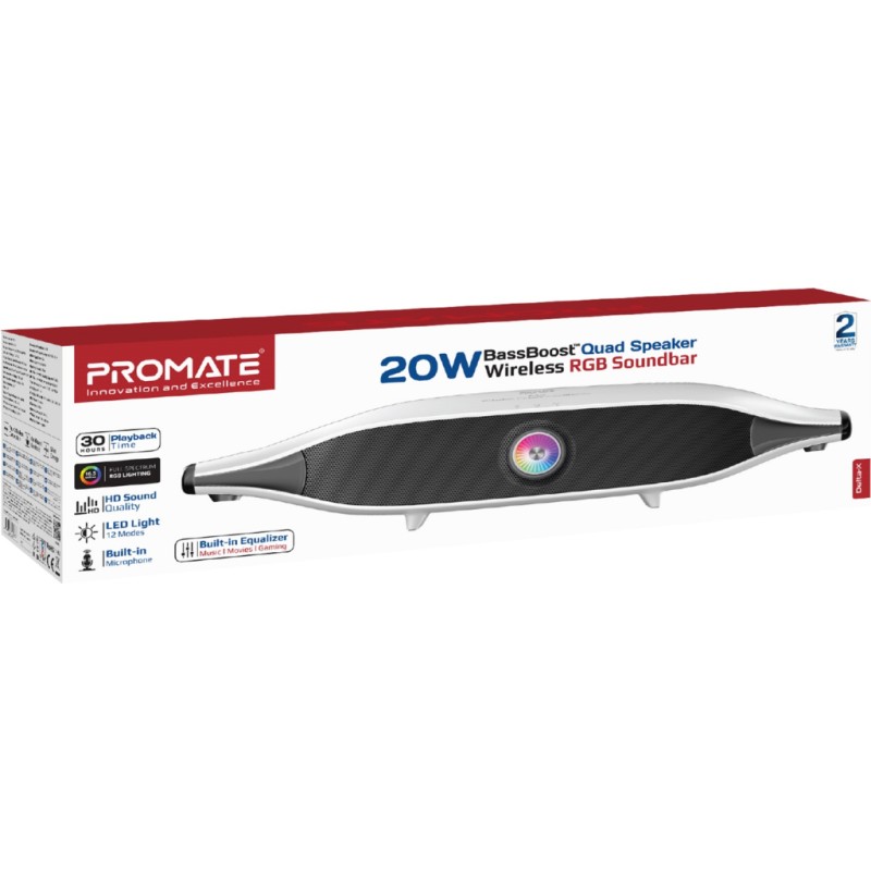 Акустическая система Promate Delta-X 20W White (delta-x.white)