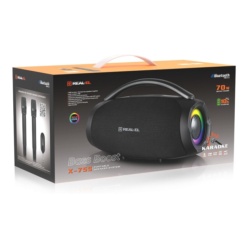 Акустическая система REAL-EL X-755 Black (EL121600031)