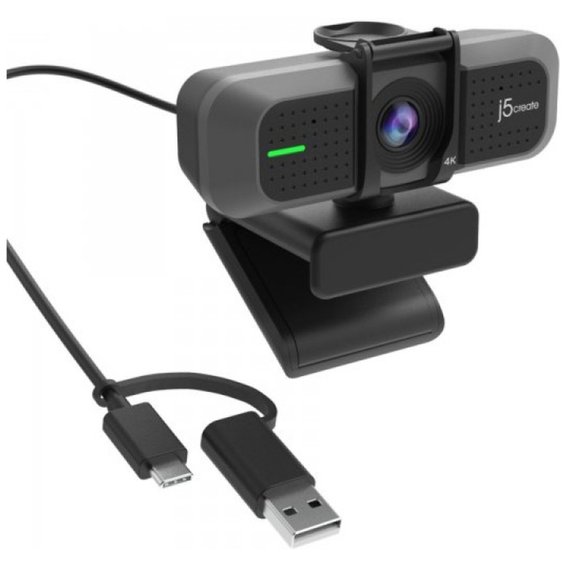 Веб-камера J5create JVU430 4K Ultra HD USB-A/C Black (JVU430-N)