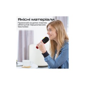 Микрофон Promate VocalMic Bluetooth 2 x AUX LED Red (vocalmic.red)