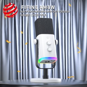 Микрофон Fifine AM8W USB/XLR White (AM8W)