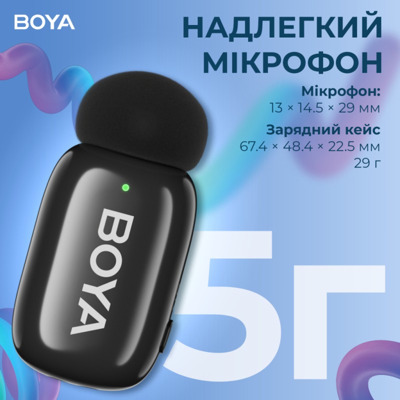 Микрофон Boya mini-14 Type-C Black (mini-14)