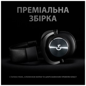 Наушники Logitech G PRO X Gaming Headset Black (981-000818)