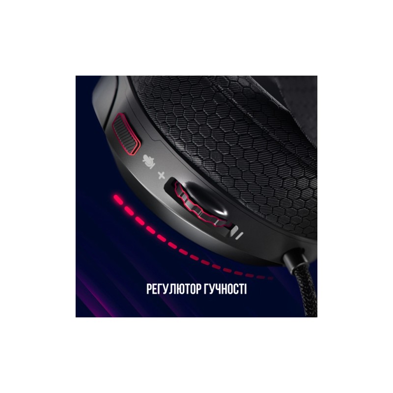 Наушники Lorgar Kaya 360 USB Black (LRG-GHS360)