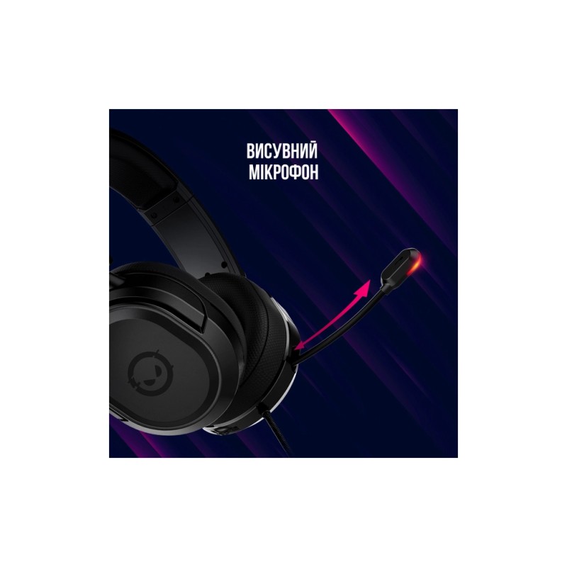 Наушники Lorgar Kaya 360 USB Black (LRG-GHS360)