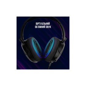 Наушники Lorgar Kaya 360 USB Black (LRG-GHS360)