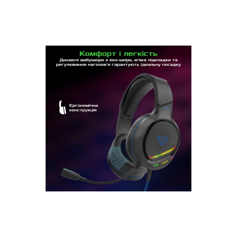 Наушники Vertux Tokyo 7.1 Mini Jack 3.5мм Blue (tokyo.blue)