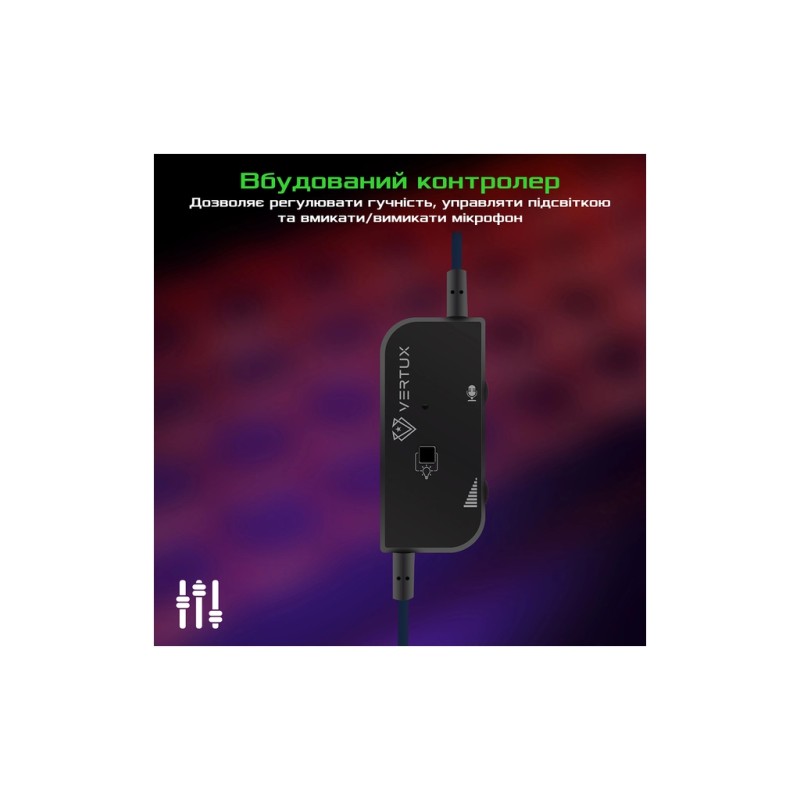 Наушники Vertux Tokyo 7.1 Mini Jack 3.5мм Blue (tokyo.blue)