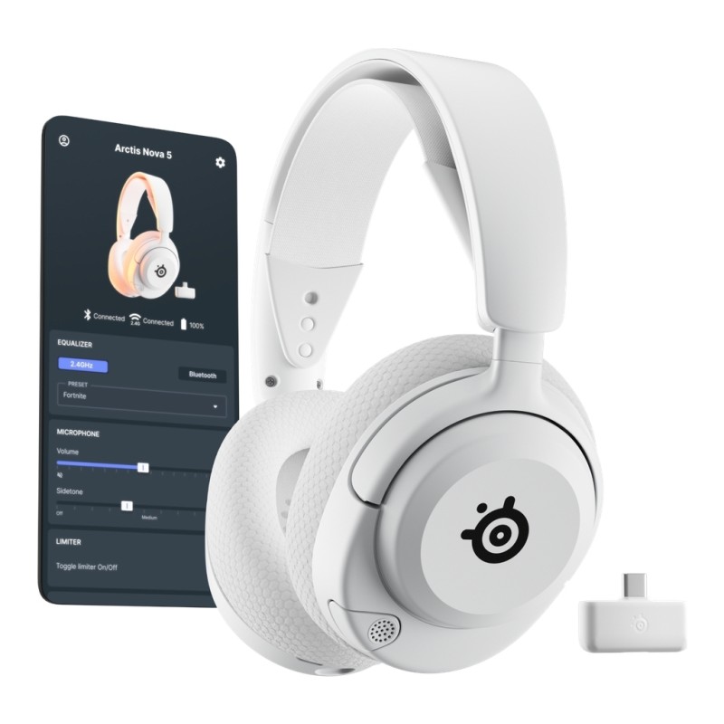 Наушники SteelSeries Arctis Nova 5 MultiPlatform White (61671)