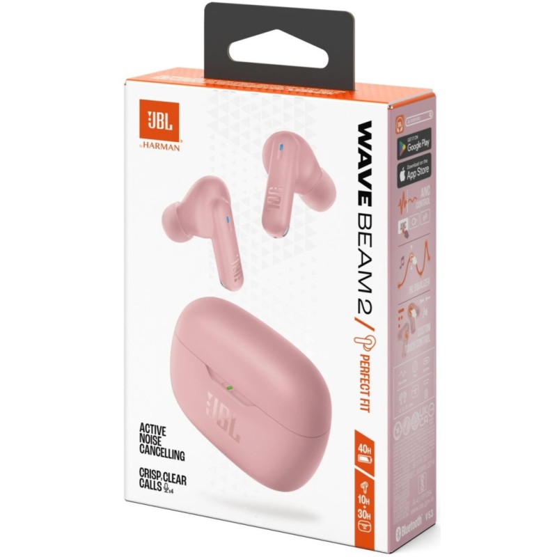 Наушники JBL Wave Beam 2 Pink (JBLWBEAM2PIK)