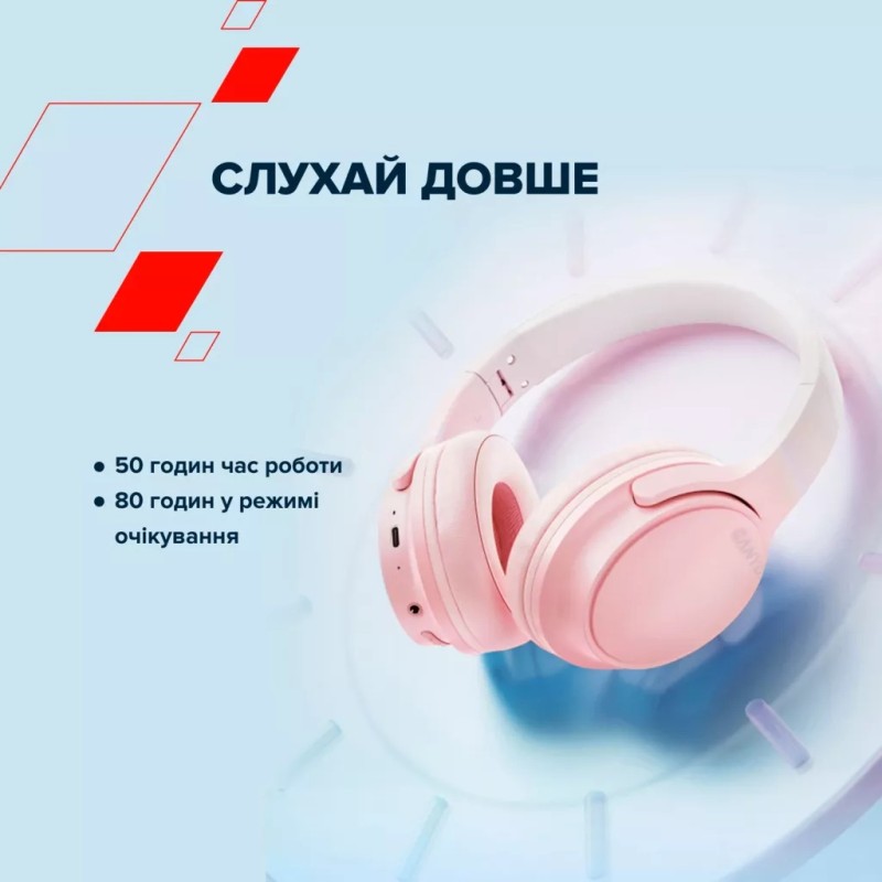Наушники Canyon OnRiff 4 Bluetooth Pink (CNS-CBTHS4P)