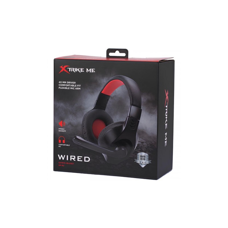 Навушники Xtrike ME HP-312 XBOX/PS/PC Black/Rad (HP-312)