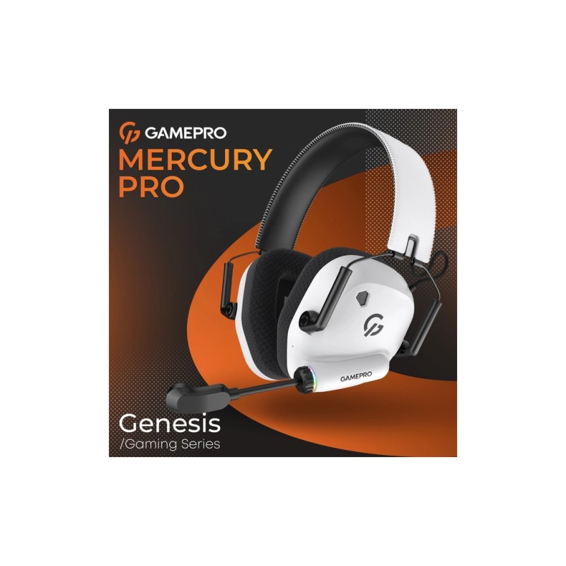 Наушники GamePro Genesis Mercury Pro 3-Mode White (HSW120W)