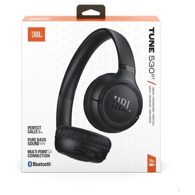 Наушники JBL Tune 530BT Black (JBLT530BTBLKEU)