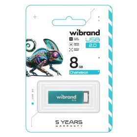 USB флеш накопитель Wibrand 8GB Chameleon Light Blue USB 2.0 (WI2.0/CH8U6LU)