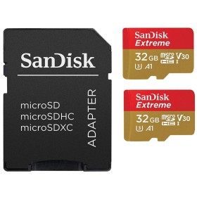Карта памяти SanDisk 32GB microSD class 10 UHS-I U3 V30 A1 Extreme (SDSQXAF-032G-GN6AT)