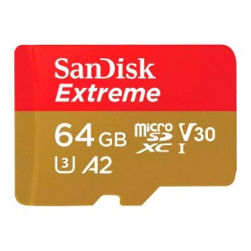 Карта памяти SanDisk 64GB microSD class 10 UHS-I Extreme For Action Cams and Dro