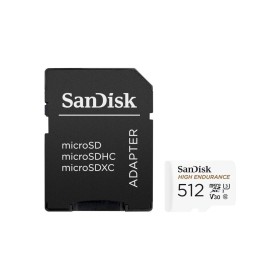 Карта памяти SanDisk 512GB microSDXC High Endurance UHS-I U3 V30 + SD adapter (SDSQQNR-512G-GN6IA)