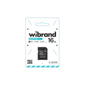Карта памяти Wibrand 16GB microSD class 10 UHS-I (WICDHU1/16GB-A)