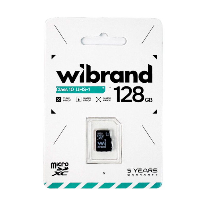 Карта памяти Wibrand 128GB microSD class 10 (WICDHU1/128GB)