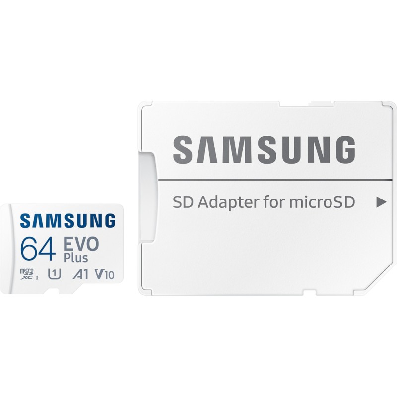 Карта памяти Samsung 64GB microSD class 10 UHS-I U3 V30 A1 EVO Plus (MB-MC64SA/EU)