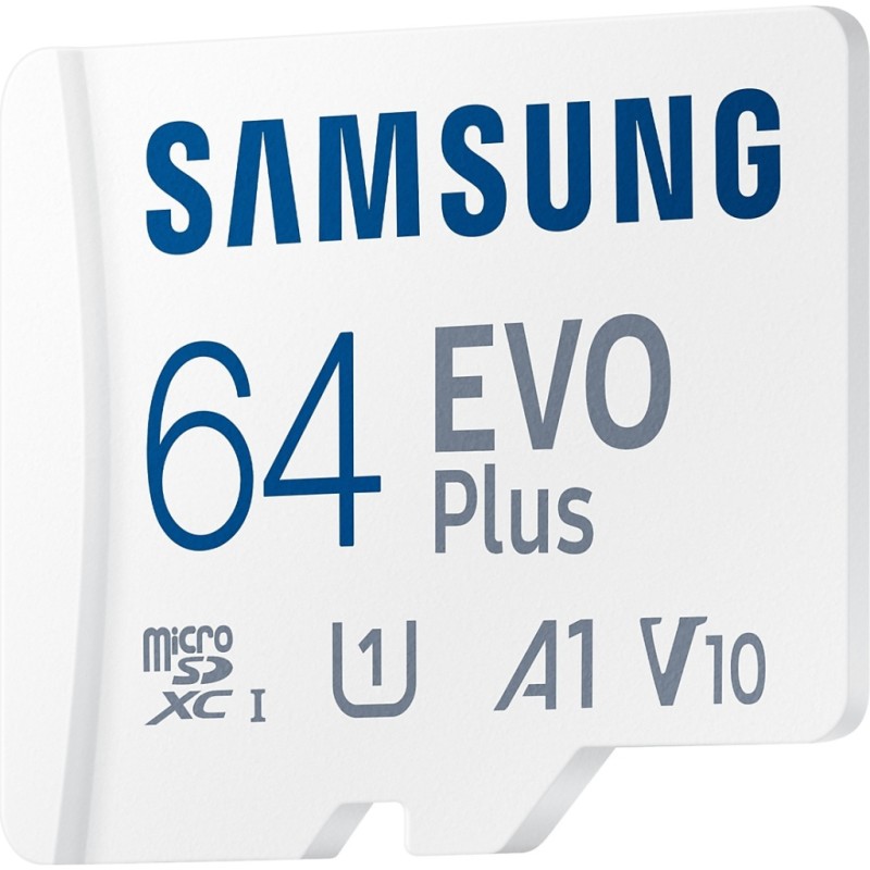 Карта памяти Samsung 64GB microSD class 10 UHS-I U3 V30 A1 EVO Plus (MB-MC64SA/EU)