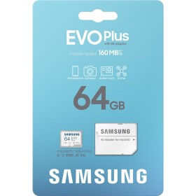 Карта памяти Samsung 64GB microSD class 10 UHS-I U3 V30 A1 EVO Plus (MB-MC64SA/EU)