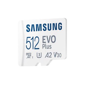 Карта памяти Samsung 512 GB microSDXC Class 10 UHS-I U3 V30 A2 EVO Plus+SD Adapte