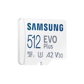 Карта памяти Samsung 512 GB microSDXC Class 10 UHS-I U3 V30 A2 EVO Plus+SD Adapte