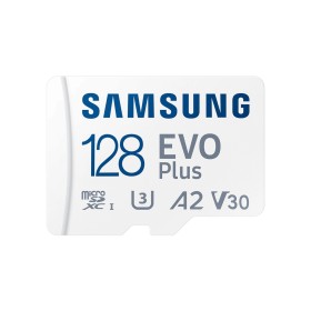Карта памяти Samsung 128 GB microSDXC Class 10 UHS-I U3 V30 A2 EVO Plus+SD Adapte
