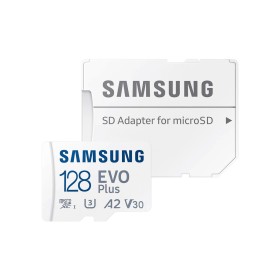 Карта памяти Samsung 128 GB microSDXC Class 10 UHS-I U3 V30 A2 EVO Plus+SD Adapte (MC128SA/EU)