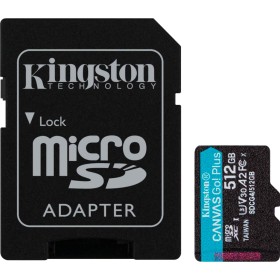 Карта памяти Kingston 512GB microSDXC сlass 10 UHS-I U3 V30 A2 Canvas Go Plus G4 (SDCG4/512GB)