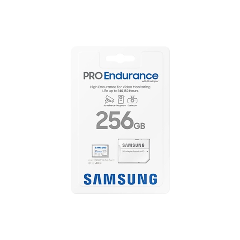Карта памяти Samsung 256GB microSDXC class 10 UHS-I U3 V30 Pro Endurance (MB-MJ256KA/EU)