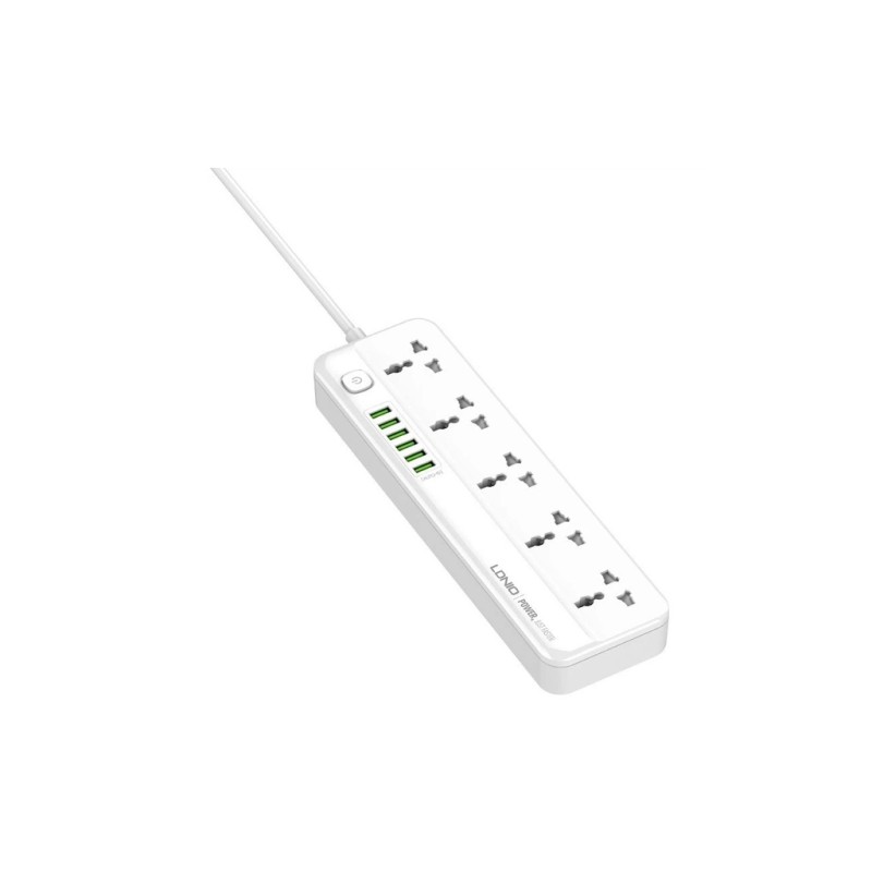 Сетевой фильтр питания LDNIO SC5614 5роз. 3USB 2м (SC5614)