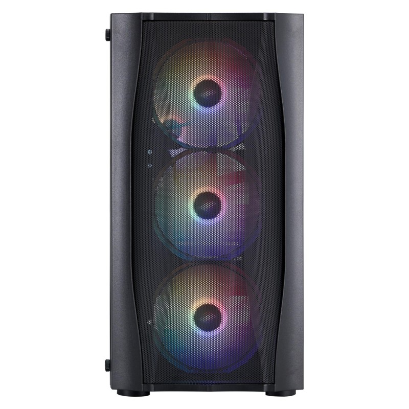 Корпус для ПК 1stPlayer X3-M-BK-4F1