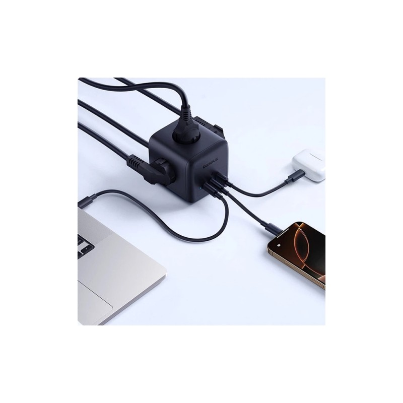 Сетевой фильтр питания Baseus EnerFill FA11 Cube Power Strip (E00082100123-00)