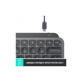 Клавиатура Logitech MX Keys Mini Wireless Illuminated UA Graphite (920-010498)