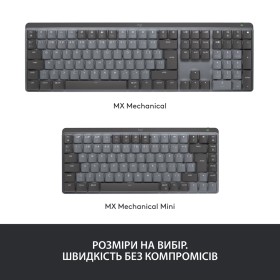 Клавиатура Logitech MX Mechanical Mini Illuminated UA Graphite (920-010782)