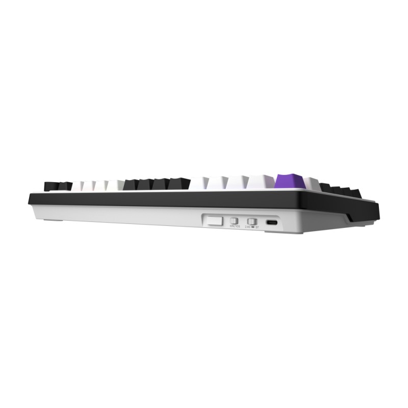 Клавиатура Hator Hellyberry HK75 Mechanical Linear RGB Wireless/Bluetooth/USB UA White/Violet (HK75_wireless)