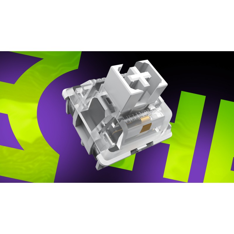 Клавиатура Hator Hellyberry HK75 Mechanical Linear RGB Wireless/Bluetooth/USB UA White/Violet (HK75_wireless)