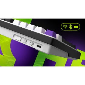 Клавиатура Hator Hellyberry HK75 Mechanical Linear RGB Wireless/Bluetooth/USB UA White/Violet (HK75_wireless)