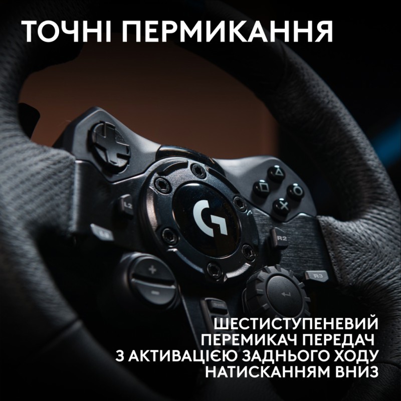 Руль Logitech G923 Racing Wheel and Pedals for PS4 and PC (941-000149)