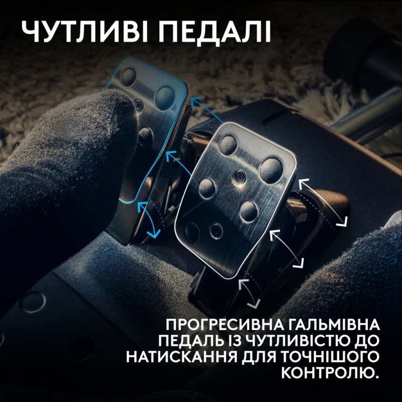 Руль Logitech G923 Racing Wheel and Pedals for PS4 and PC (941-000149)