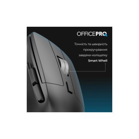 Мышка OfficePro M395B Silent Click Ergonomic Wireless Black (M395B)