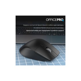 Мышка OfficePro M395B Silent Click Ergonomic Wireless Black (M395B)