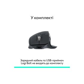 Мышка Logitech MX Master 3S Performance Bluetooth Graphite (910-007501)